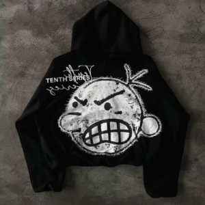 Zwarte Sport Hoodie 1 - Oversized Größe L