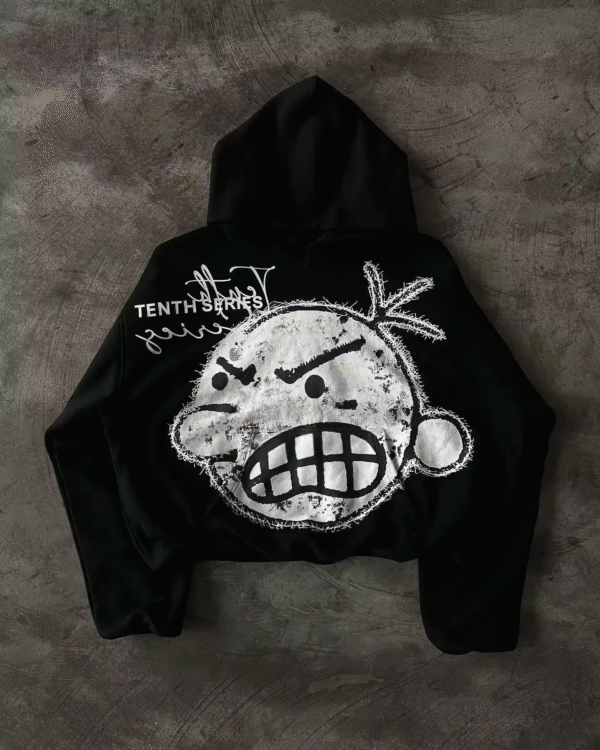 Zwarte Sport Hoodie 1 - Oversized Größe L
