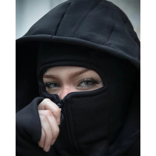 zwarte hoodie sportief heren basic - Oversized Größe L - Image 6